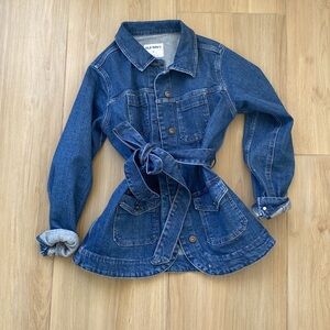 Denim Belted Jacket